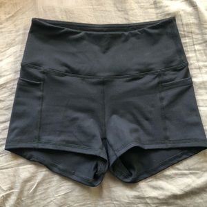 Luna Black Shorts